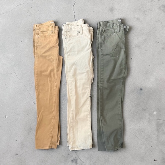 Old Navy Other - Boy’s Slim Straight Pants in Tan, Cream & Olive